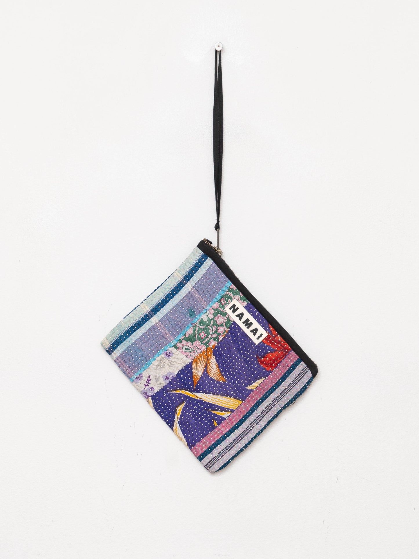 The Biju Vintage Kantha Quilted Zipper Pouch