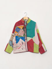 The Ladhiya Petite Quilted Patchwork Kantha Jacket Wholesale