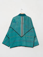 The Ladhiya Quilted Patchwork Kantha Jacket