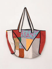The Raksa Quilted Kantha Bag