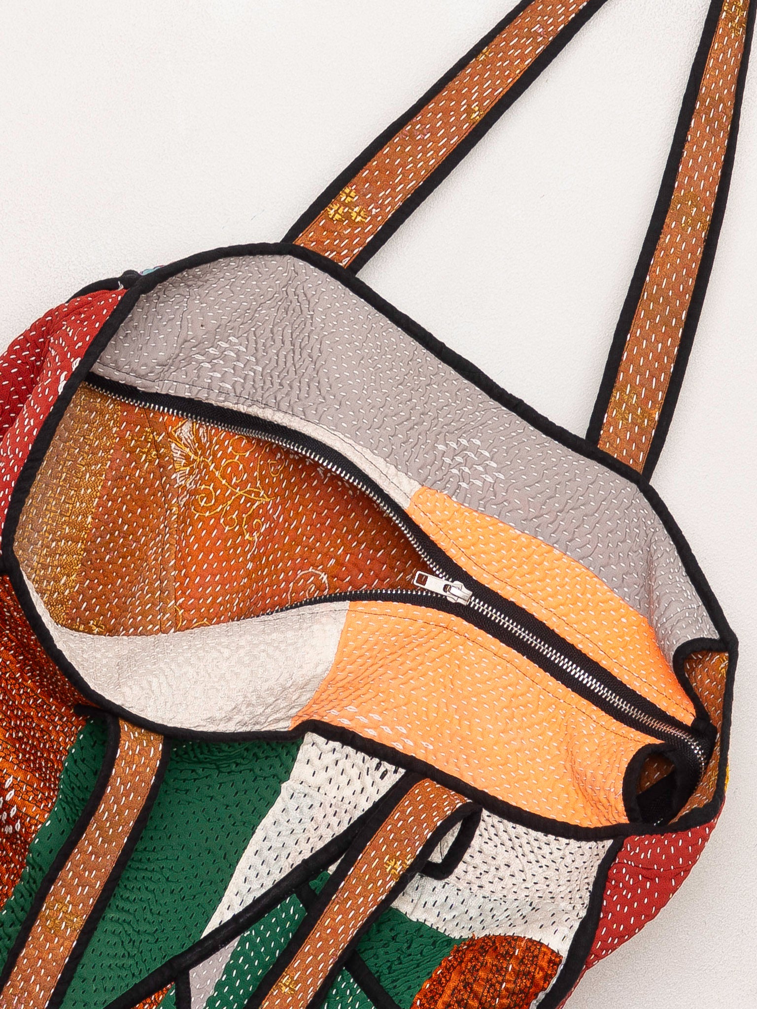 The Raksa Quilted Kantha Bag