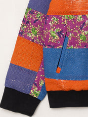 The Veda Quilted One-of-a-Kind Bomber Jacket - Medium