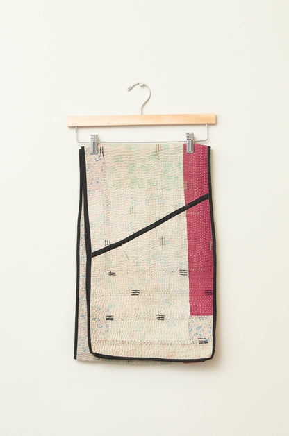 The Gopi Quilted Patchwork Kantha Pocket Scarf