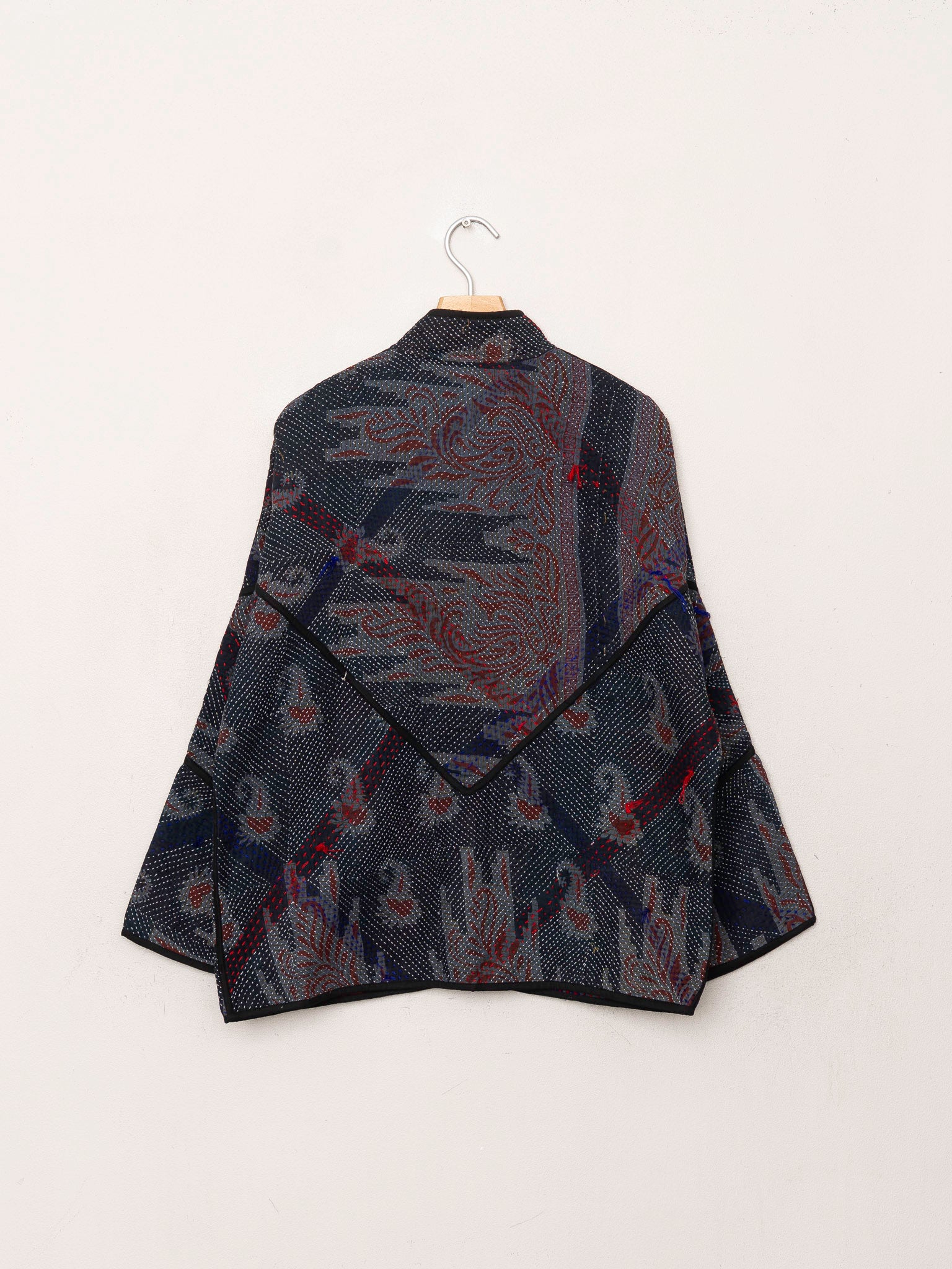 The Ladhiya Quilted Patchwork Kantha Jacket