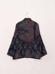 The Ladhiya Quilted Patchwork Kantha Jacket