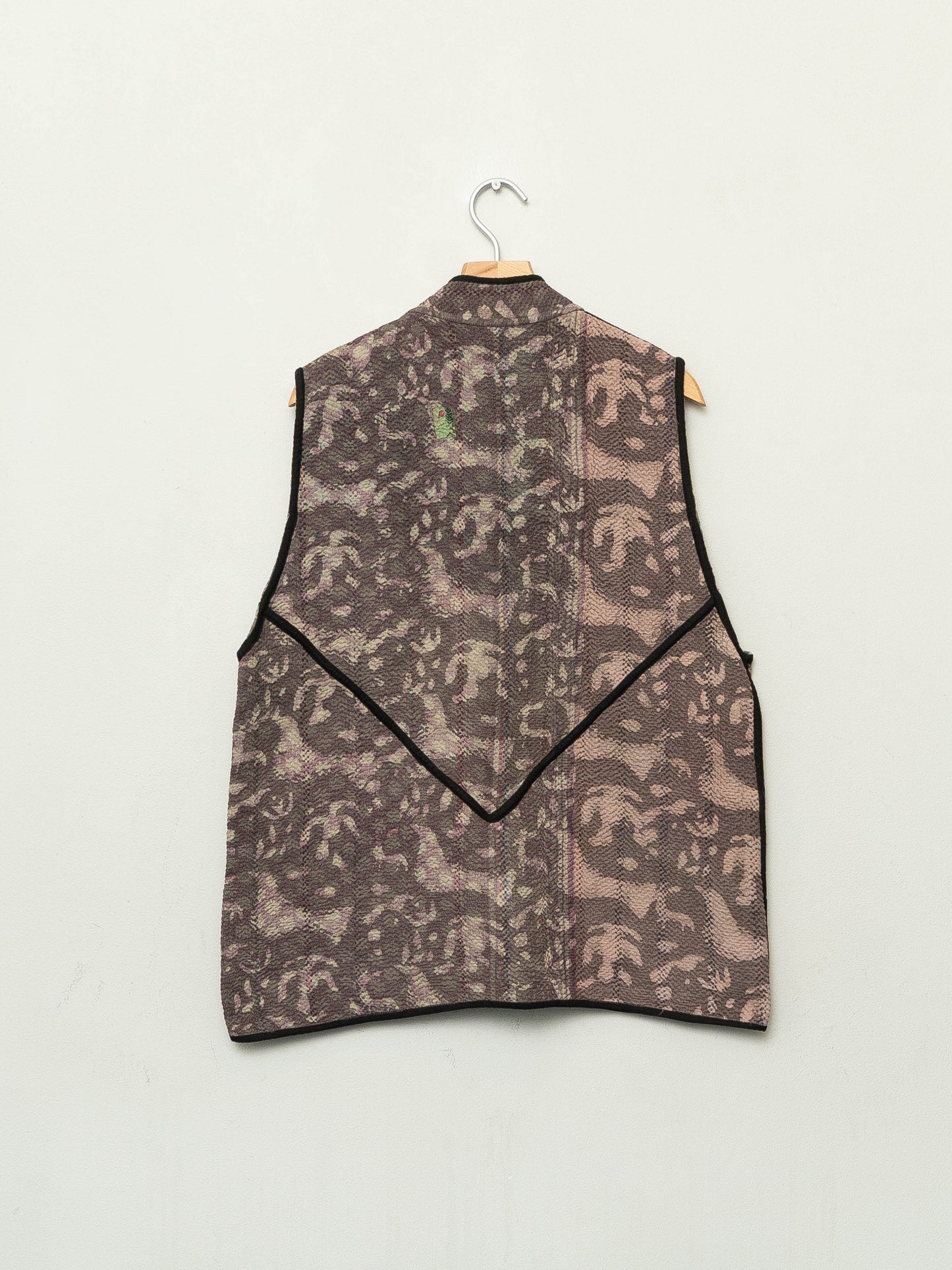 The Ladhiya Quilted Plant Dyed Kantha Vest