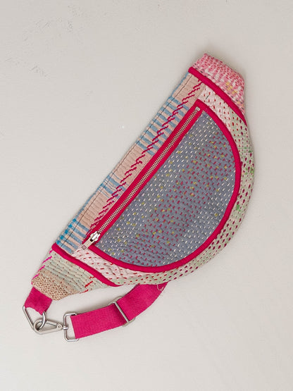 The Faiza Quilted Kantha Belt Bag