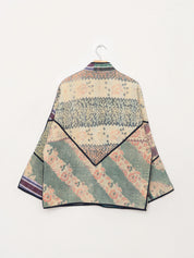 The Ladhiya Quilted Patchwork Kantha Jacket