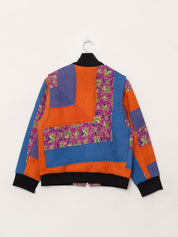 The Veda Quilted One-of-a-Kind Bomber Jacket - Medium