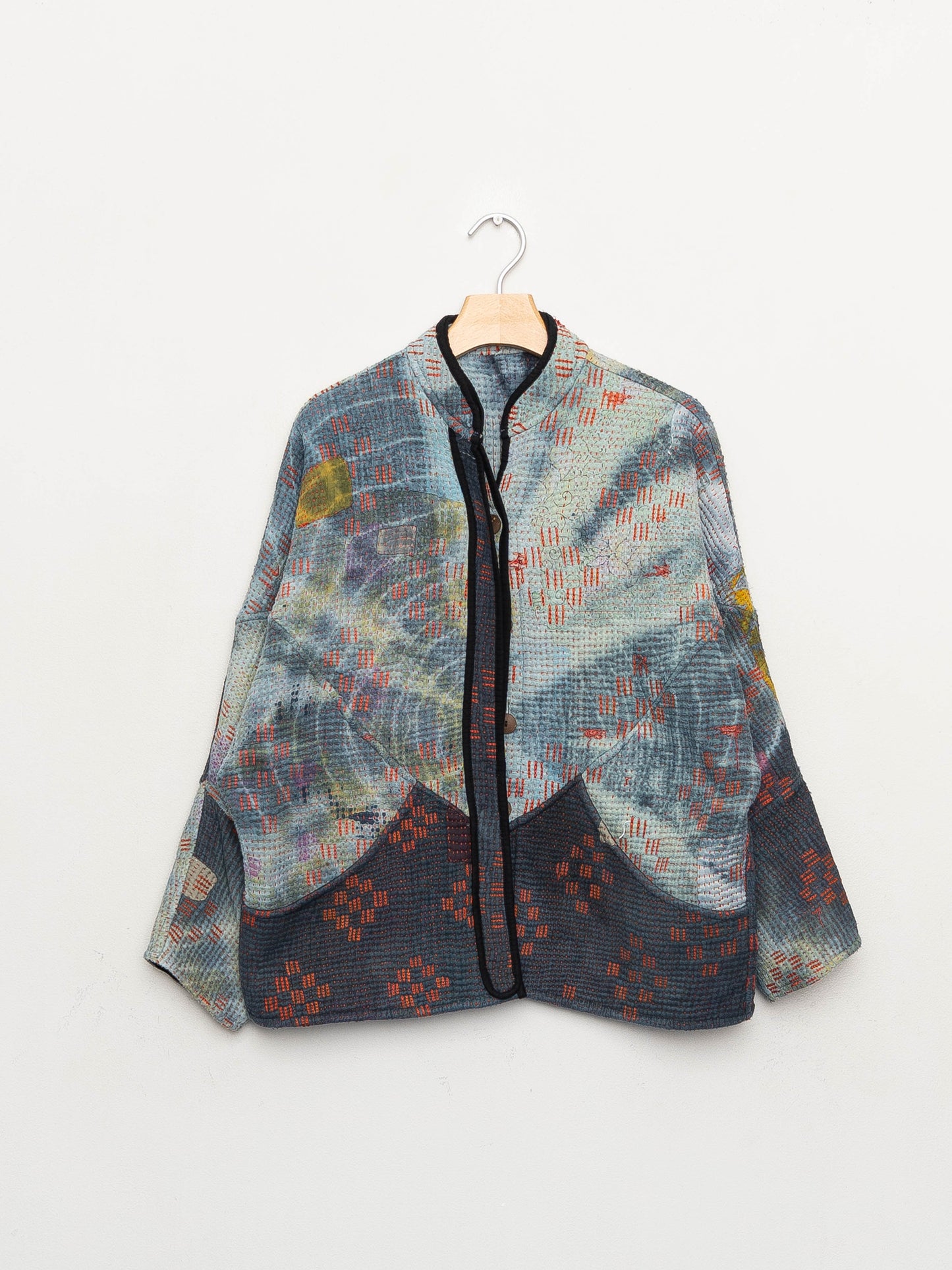 The Ladhiya Petite Bandhani Kantha Jacket