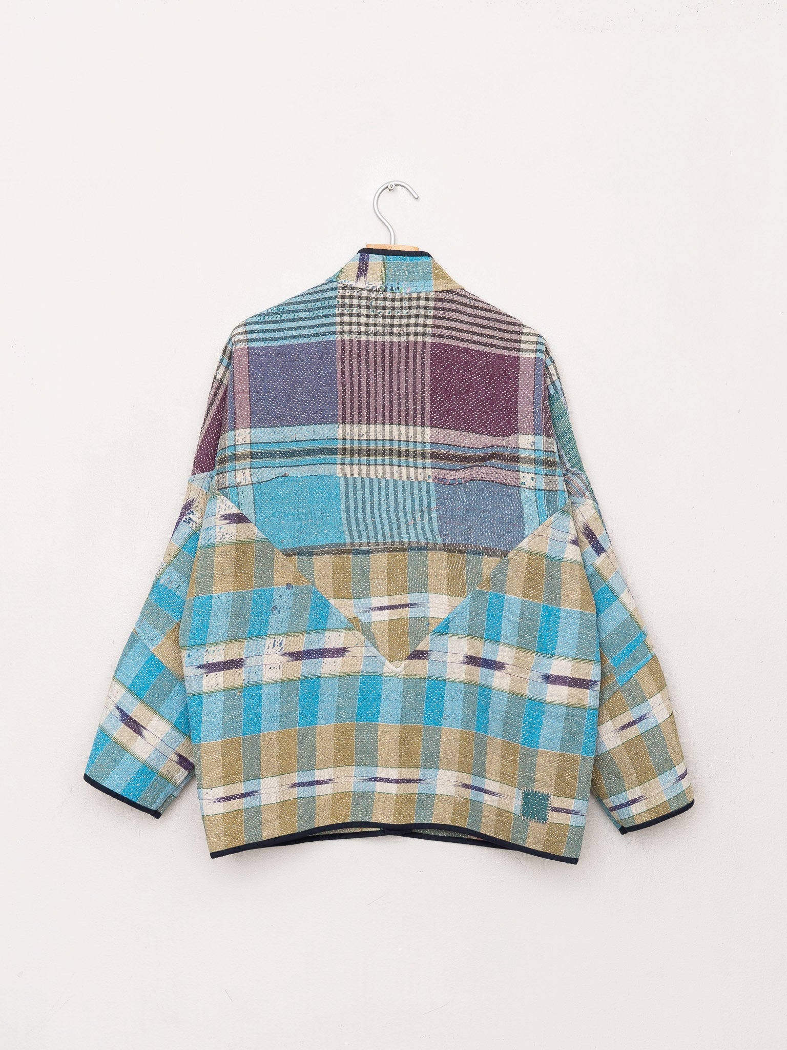 The Ladhiya Quilted Patchwork Kantha Jacket