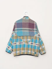 The Ladhiya Quilted Patchwork Kantha Jacket