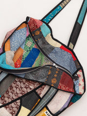 The Raksa Quilted Kantha Bag