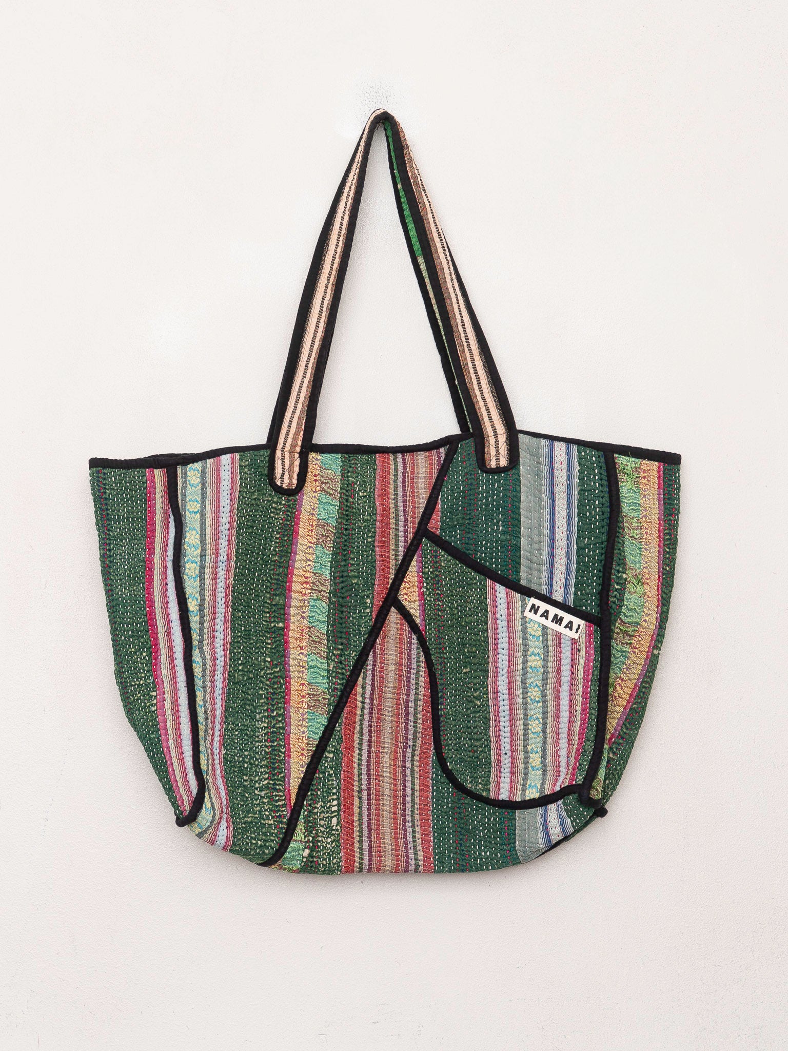 The Raksa Quilted Kantha Bag
