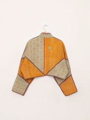 The Kaira Cropped Quilted Patchwork Kantha Jacket Wholesale