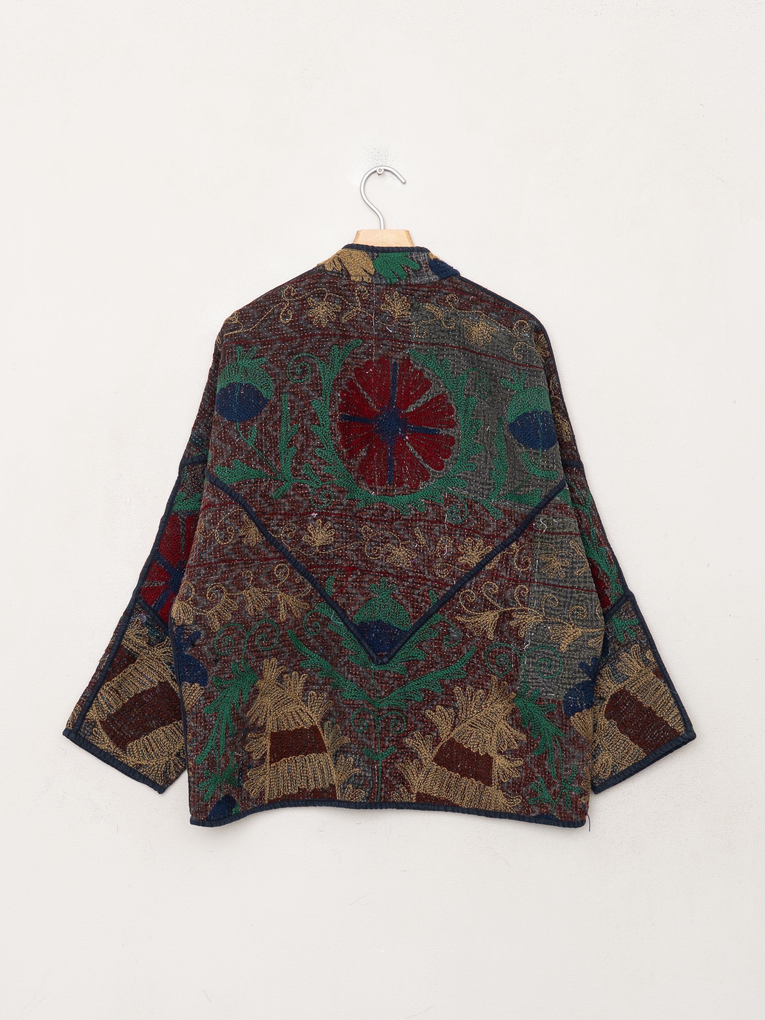 The Ladhiya Quilted Suzani Kantha Jacket Wholesale