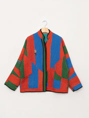 The Ladhiya Quilted Patchwork Kantha Jacket