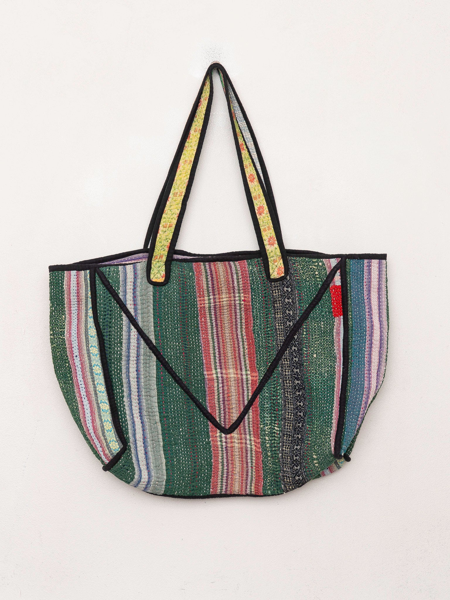 The Raksa Quilted Kantha Bag