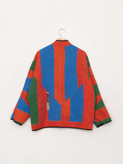 The Ladhiya Quilted Patchwork Kantha Jacket
