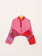 The Kaira Cropped Quilted Patchwork Kantha Jacket Wholesale