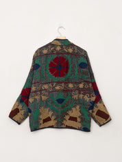 The Ladhiya Quilted Suzani Kantha Jacket Wholesale