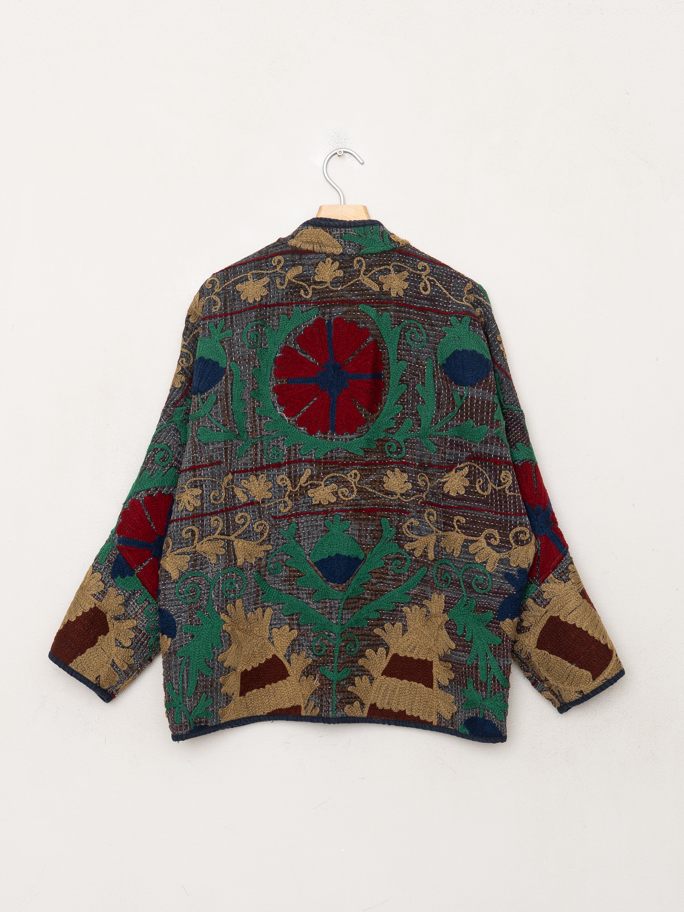 The Ladhiya Quilted Suzani Kantha Jacket Wholesale