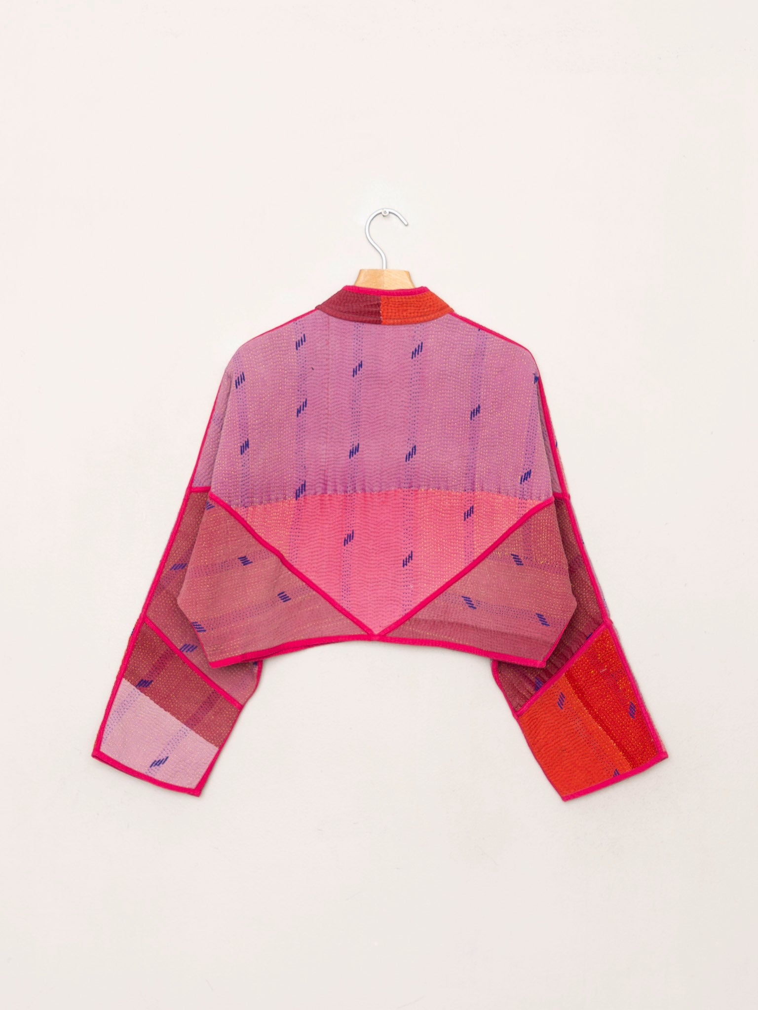 The Kaira Cropped Quilted Patchwork Kantha Jacket Wholesale