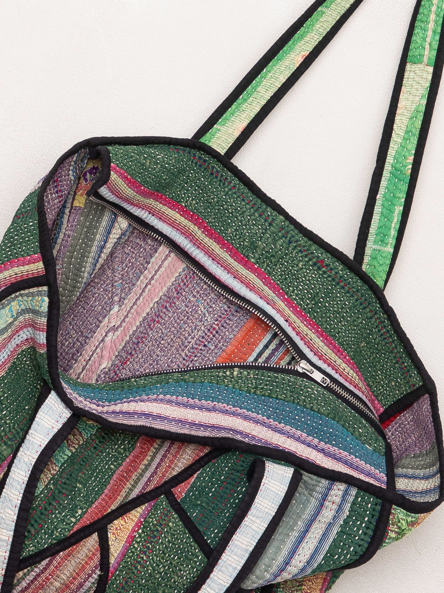 The Raksa Quilted Kantha Bag