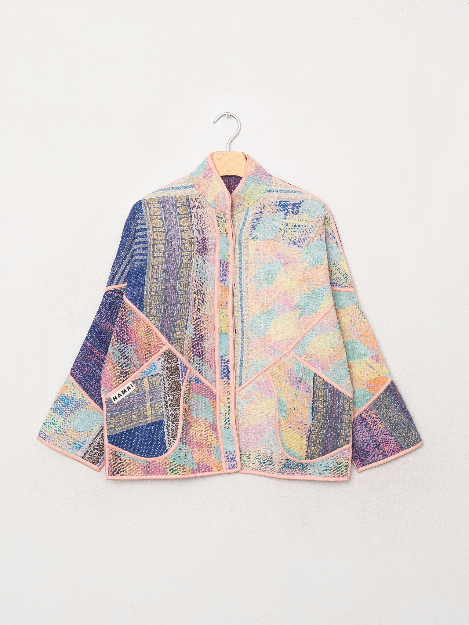 The Ladhiya Petite Quilted Patchwork Kantha Jacket