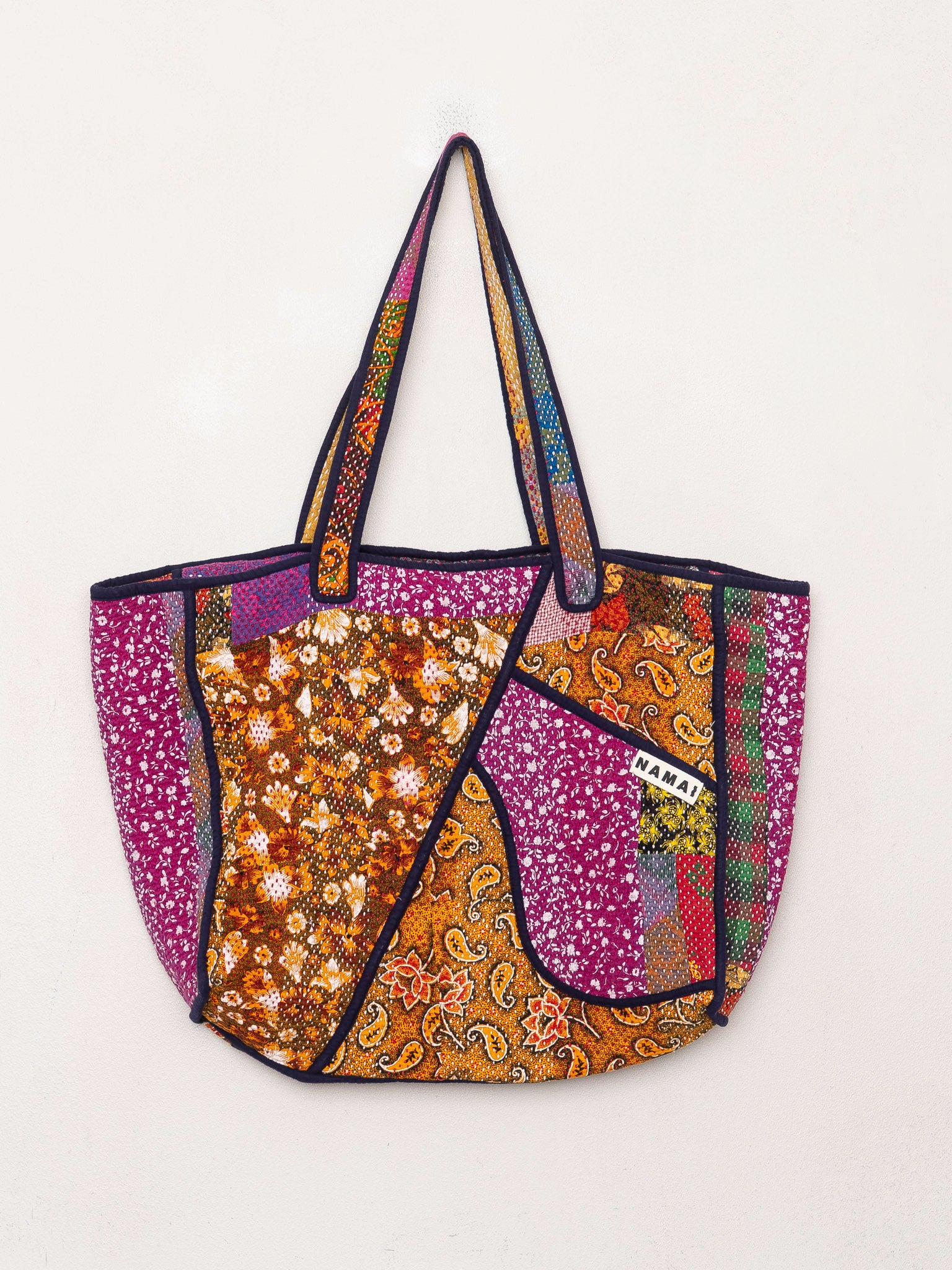 The Raksa Quilted Kantha Bag