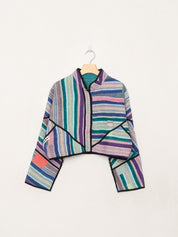 The Kaira Cropped Quilted Patchwork Kantha Jacket Wholesale