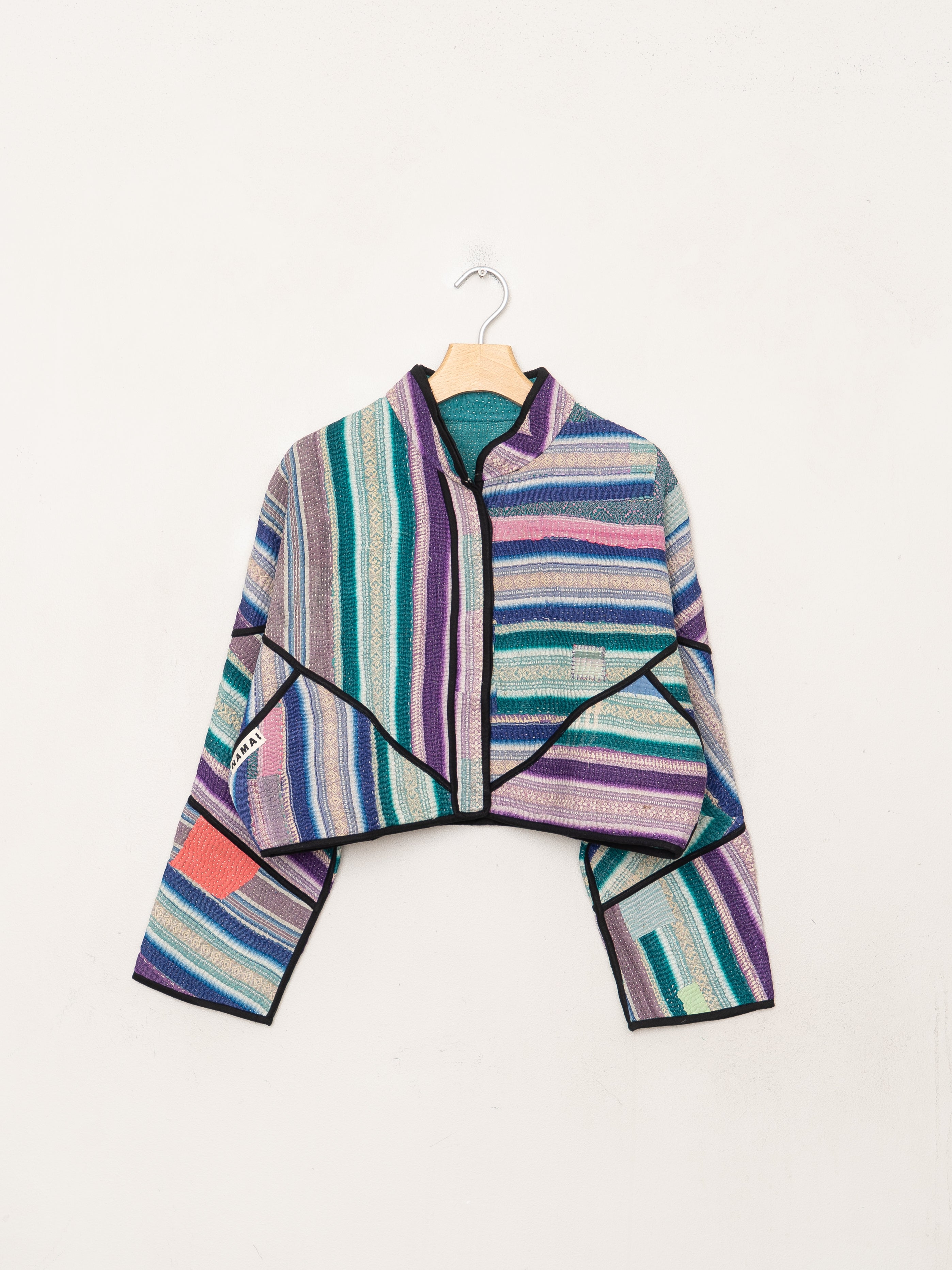 The Kaira Cropped Quilted Patchwork Kantha Jacket Wholesale