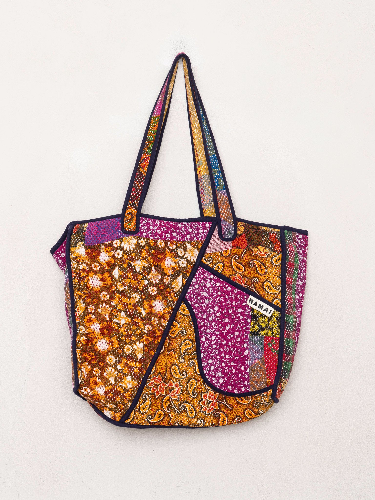 The Raksa Quilted Kantha Bag