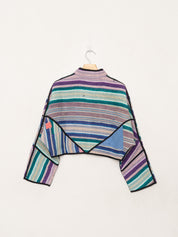 The Kaira Cropped Quilted Patchwork Kantha Jacket Wholesale
