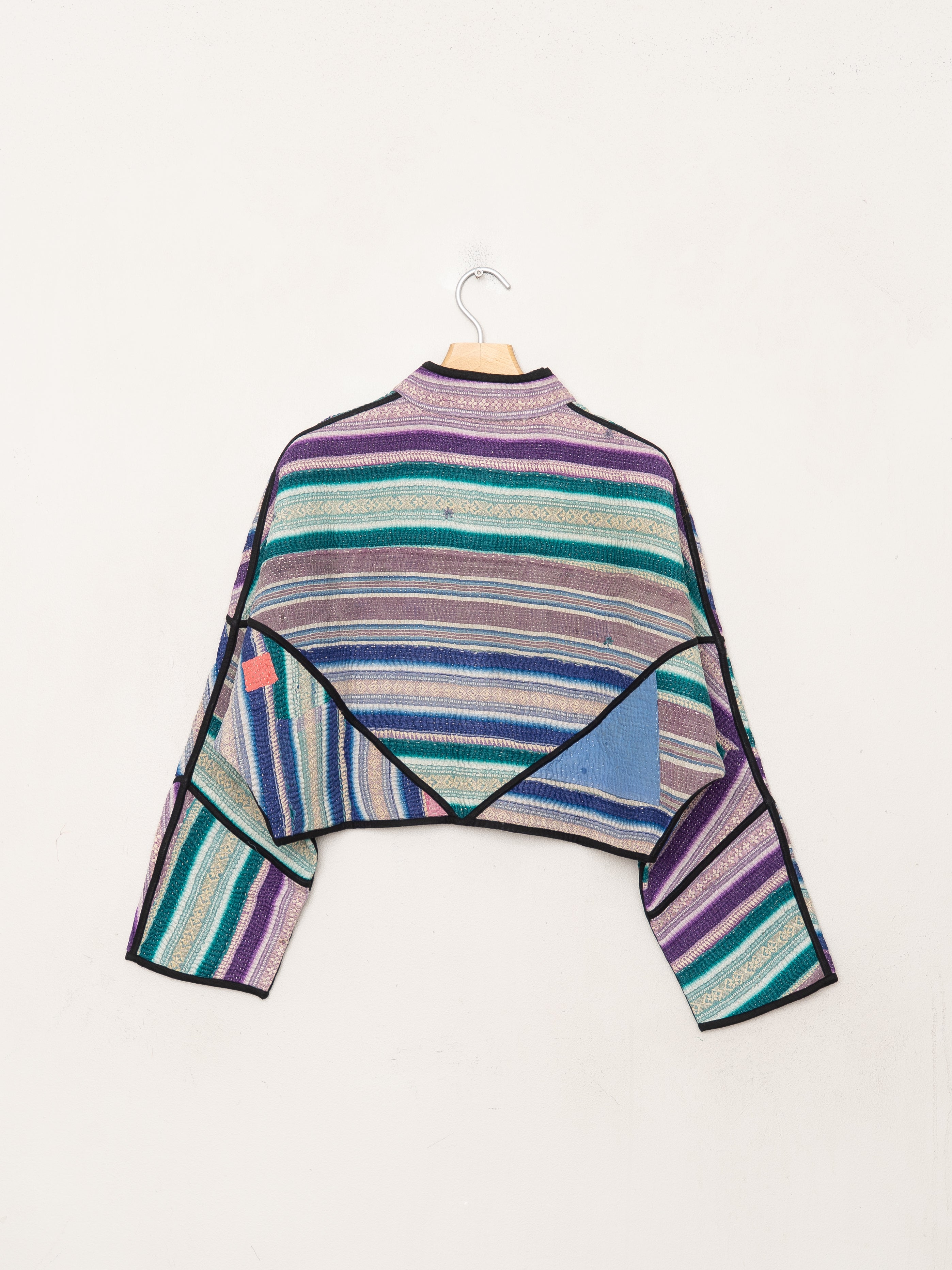 The Kaira Cropped Quilted Patchwork Kantha Jacket Wholesale