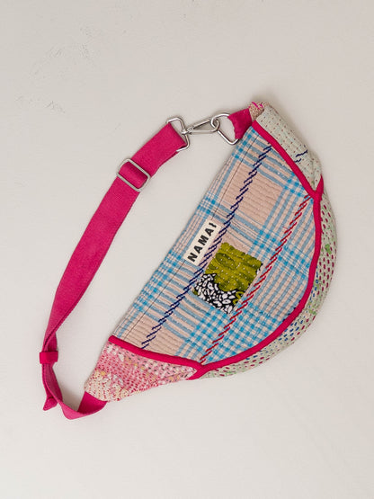 The Faiza Quilted Kantha Belt Bag