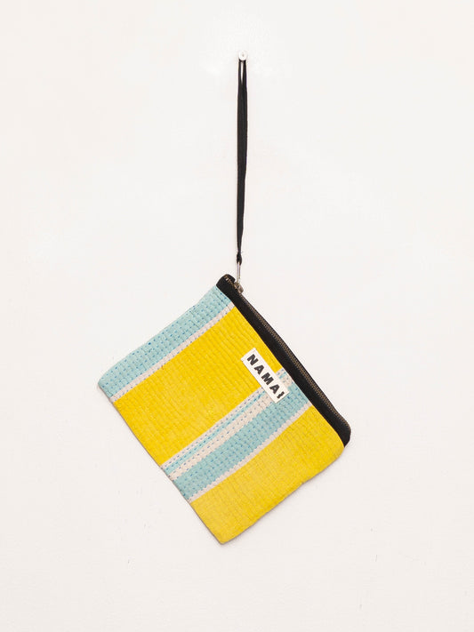 The Biju Vintage Kantha Quilted Zipper Pouch