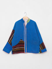 The Ladhiya Quilted Patchwork Kantha Jacket