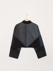 The Kaira Cropped Denim Jacket - Medium