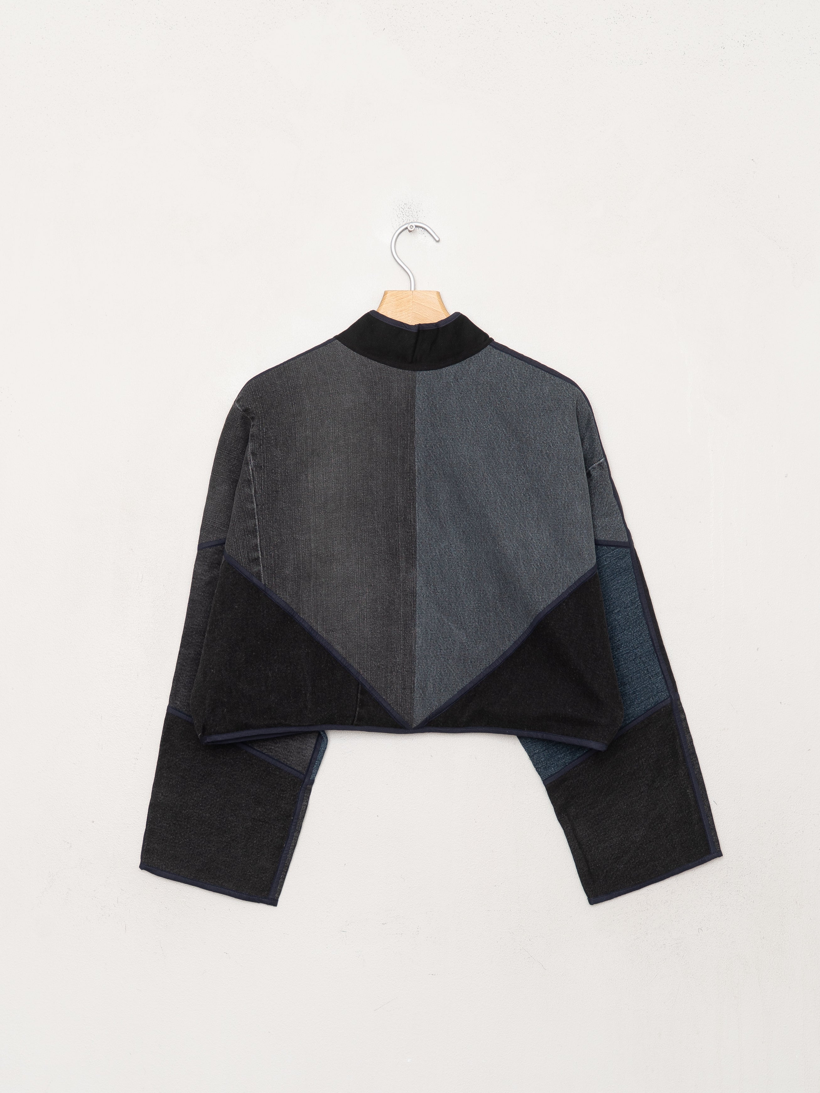 The Kaira Cropped Denim Jacket - Medium