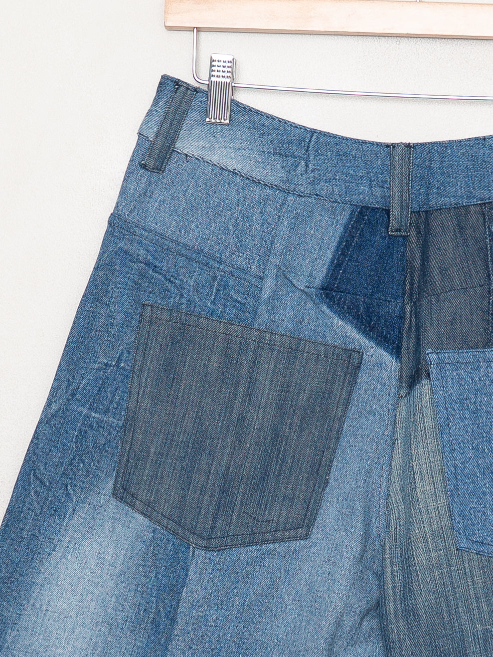 The Bindu Denim Bermuda Culotte Pant - Small