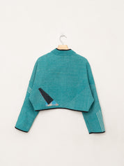 The Kaira Cropped Quilted Patchwork Kantha Jacket Wholesale
