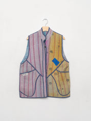 The Ladhiya Quilted Patchwork Kantha Vest