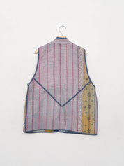 The Ladhiya Quilted Patchwork Kantha Vest