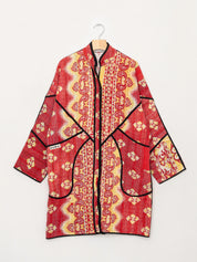 The Sai Quilted Patchwork Kantha Coat