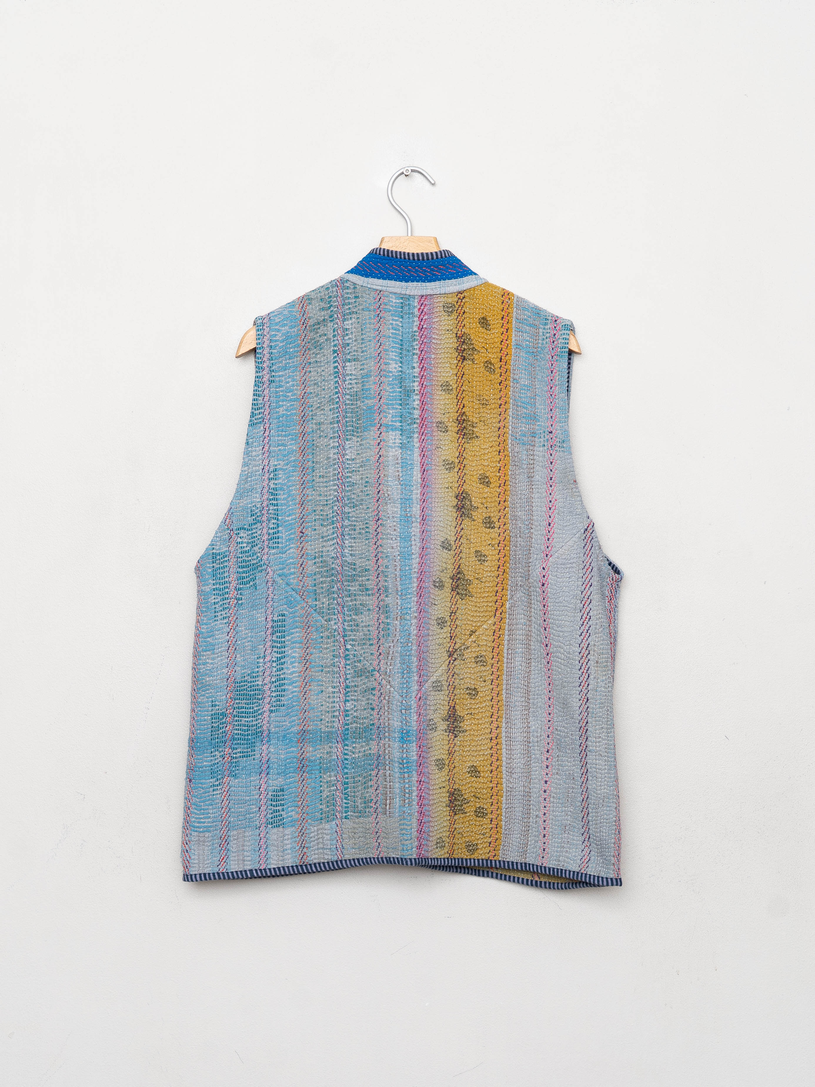 The Ladhiya Quilted Patchwork Kantha Vest