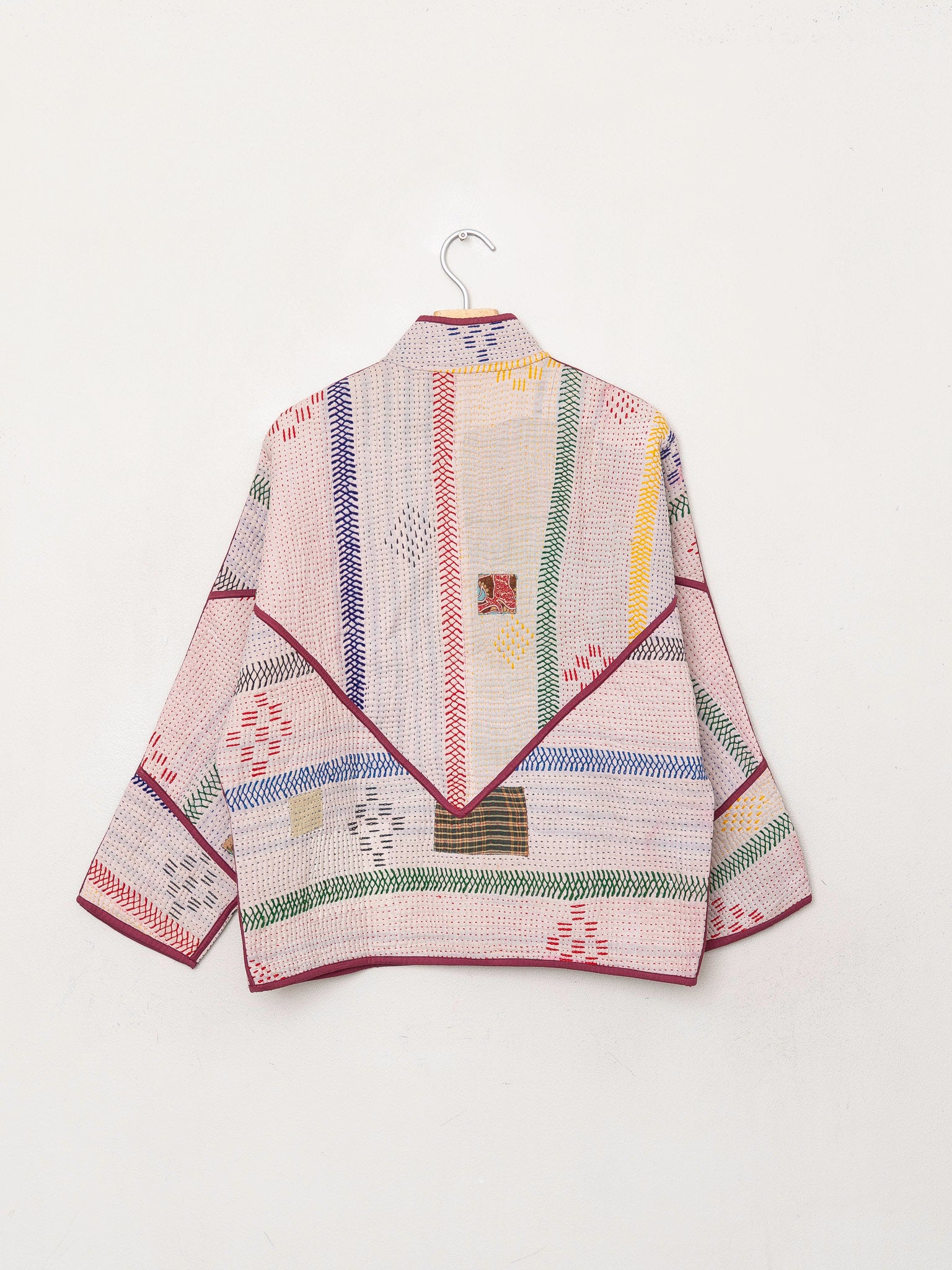 The Ladhiya Petite Quilted Patchwork Kantha Jacket