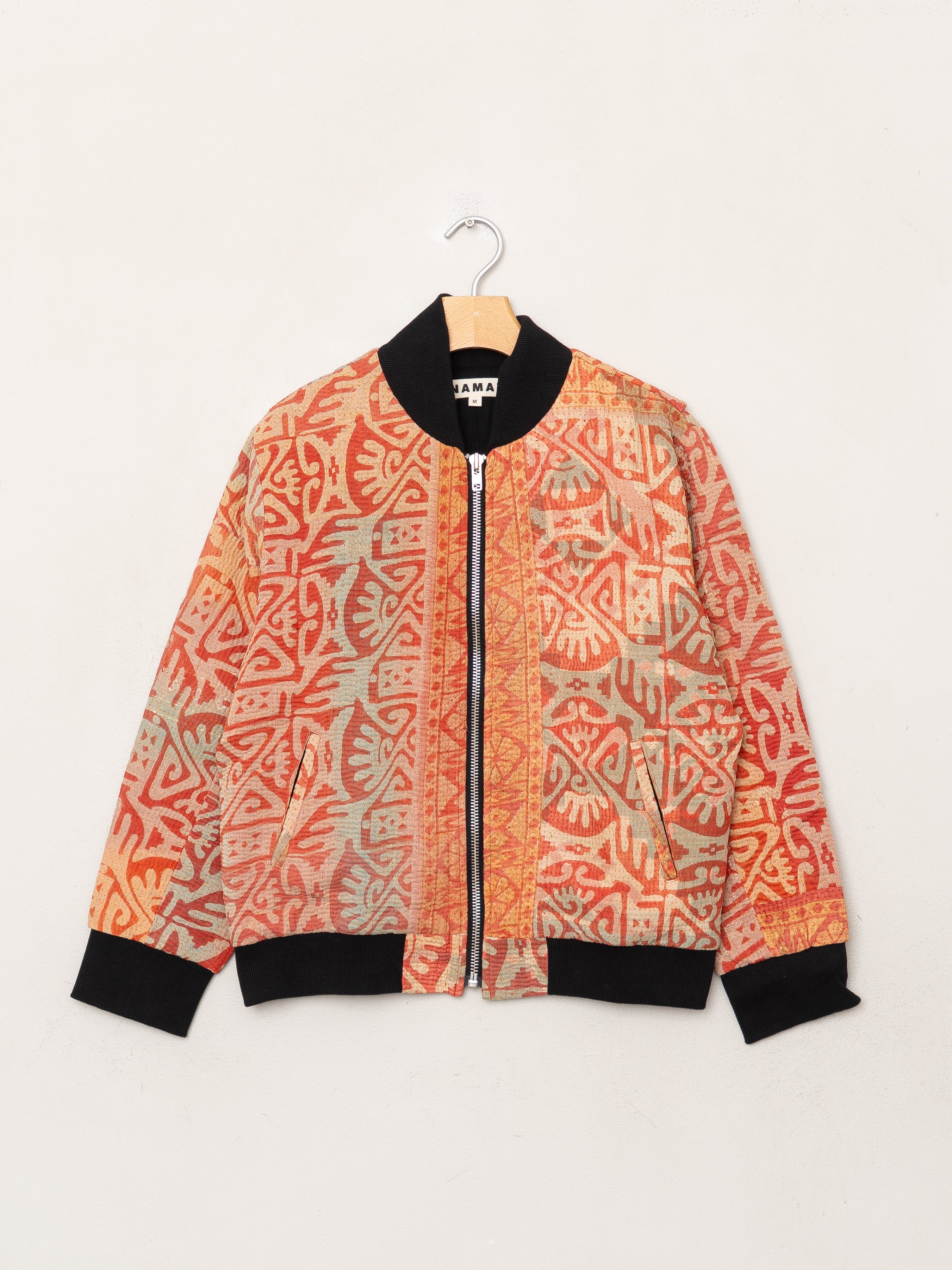 The Veda Quilted One-of-a-Kind Bomber Jacket - Medium