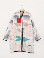The Sai Quilted Patchwork Kantha Coat