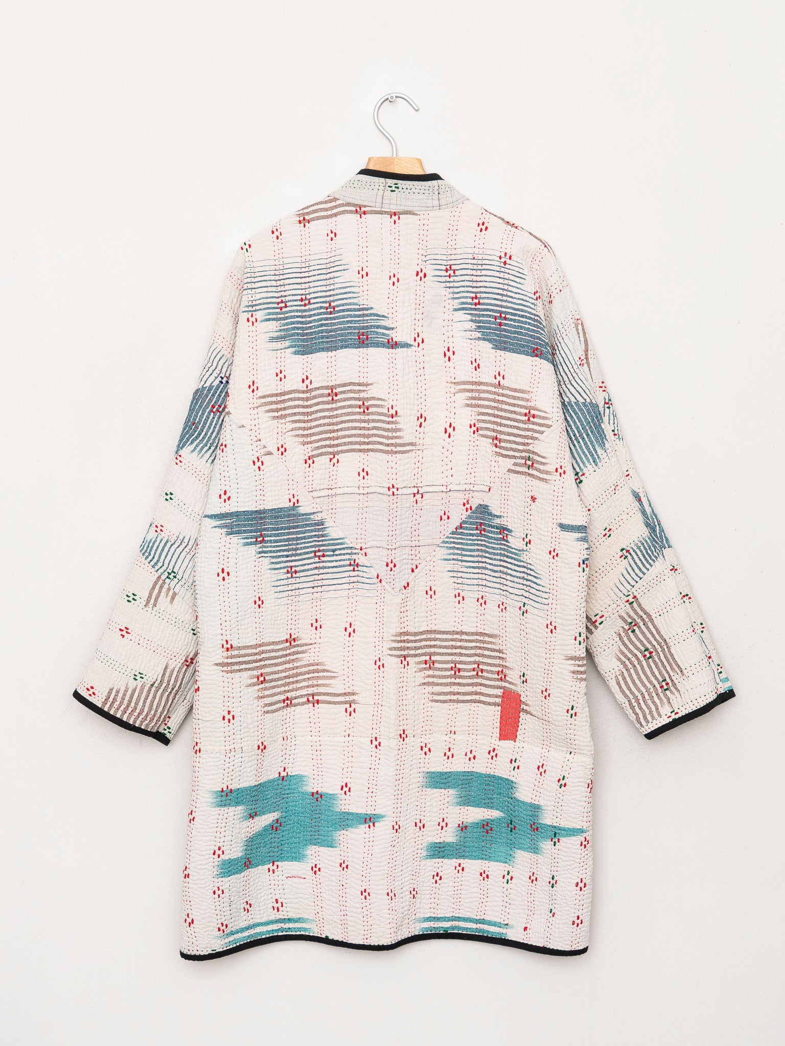 The Sai Quilted Patchwork Kantha Coat
